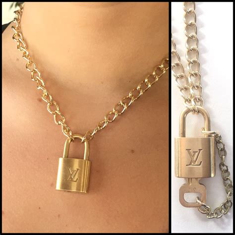 lv lock necklace mens|louis vuitton locket necklace.